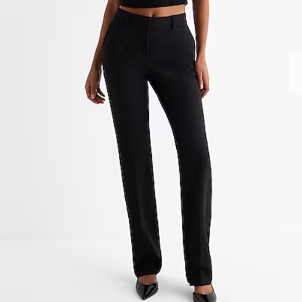 Express Editor Mid Rise Bootcut Pant - image 1